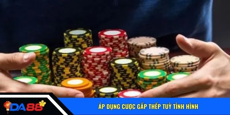 Áp dụng cược gấp thếp tuỳ tình hình