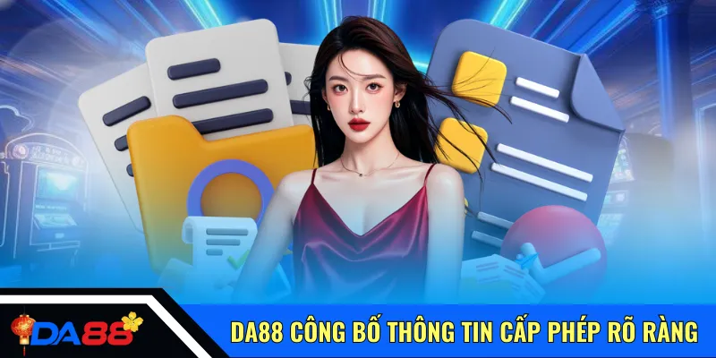 Da88 công bố thông tin cấp phép rõ ràng
