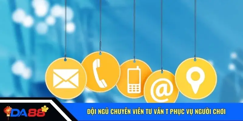 Đội ngũ chuyên viên tư vấn t phục vụ người chơi