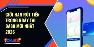 Giới Hạn Rút Tiền Trong Ngày Tại Da88 Mới Nhất 2026