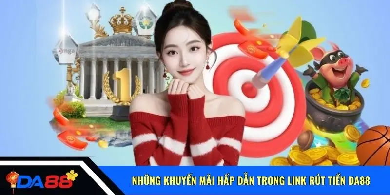Những khuyến mãi hấp dẫn trong link rút tiền Da88