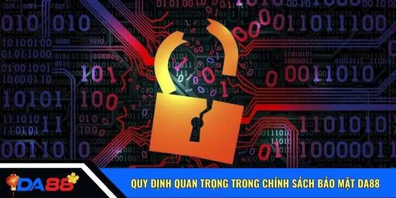 Quy định quan trọng trong chính sách bảo mật Da88
